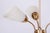 Mid-Century Modern Mid-Century Chandelier in Brass and Frosted Glass, Czech, 1950s For Sale - Image 3 of 12