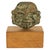 Ancient Pre-Columbian Olmec Hand-Carved Jade Face Mask Pendant 900-600 Bc Mexico For Sale - Image 10 of 11