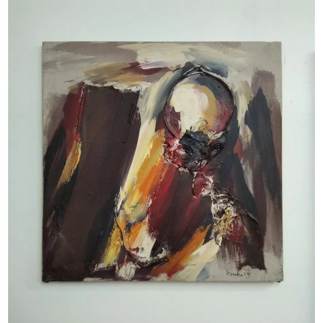 This artwork includes a certificate of authenticity and is hand-signed by the artist. It is made of paint on canvas....