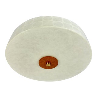 1960s Mid-Century Modern Cocoon Flush Mount by Goldkant, Germany For Sale