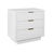 New special order item. Not vintage. Elevate your bedroom or living room with the Mateo Glossy White Lacquer Side Table....