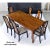 Late 20th Century Long and Narrow Modern Minimalist Rosewood Dining Table For Sale - Image 5 of 13