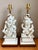 Wood Vintage Italian Glazed Ceramic Monkey Musician Lamps - A Pair For Sale - Image 7 of 12