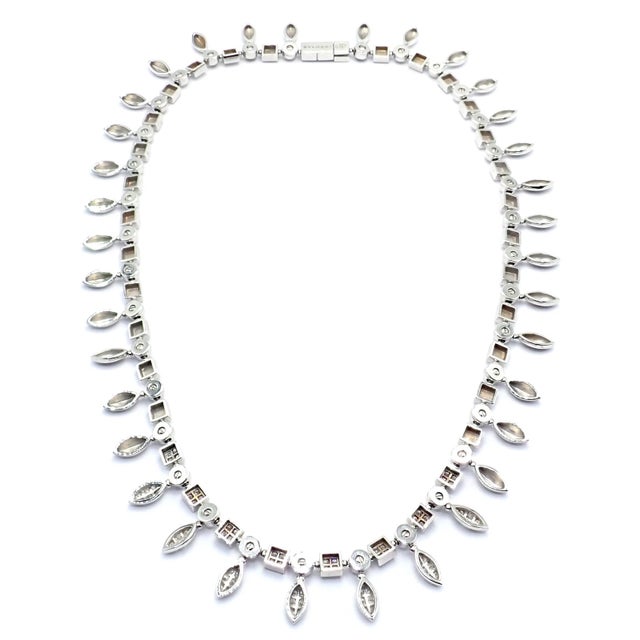 Bulgari 18k White Gold Lucea Diamond Choker Necklace Details: Metal: 18k White Gold Measurements: Length adjustable: 16"...