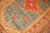 Vintage Zabihi Collection Moroccan Blue Rug - 4'5" x 6'1" For Sale - Image 4 of 10
