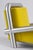 Tub Armchair in Wool and Brushed Steel by Christophe Perichon For Sale - Image 4 of 7