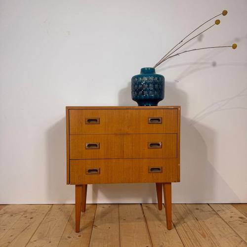 Wood Oak Bedside Table, Denmark, 1960s For Sale - Image 7 of 7