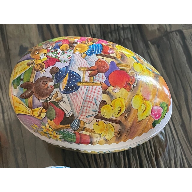 Shabby Chic West Germany Easter Eggs Paper Mache Collection For Sale - Image 3 of 9