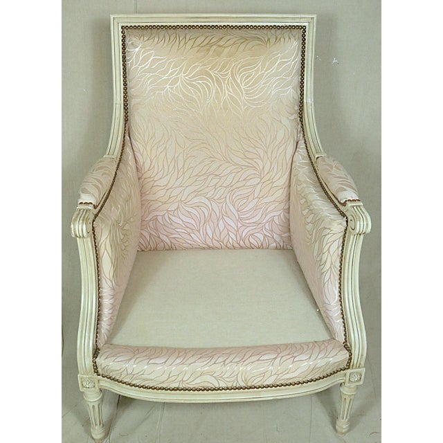 Louis XVI Style Bergeres, a Pair For Sale - Image 14 of 14