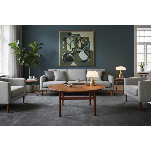Round Coffee Table in Teak from A/S Niels Bach Møbelfabrik, 1960s For Sale - Image 13 of 15