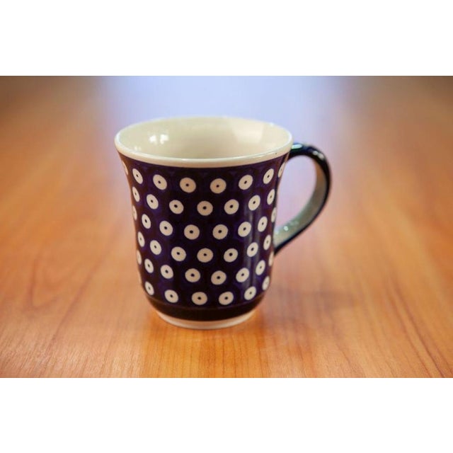 Contemporary 300 Ml Ceramic Mug from Zakłady Ceramiczne Bolesławiec, Set of 4 For Sale - Image 3 of 7