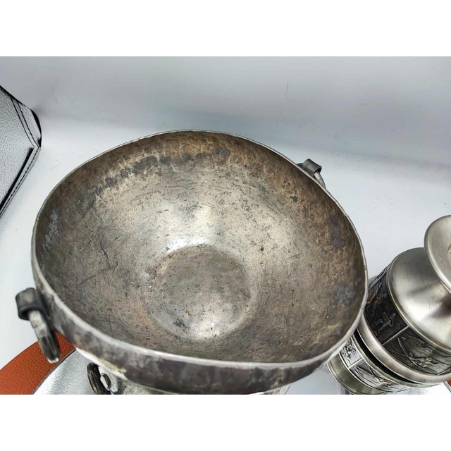 Handmade Tin and Pewter Set, Norway, 1970s, Set of 8 For Sale - Image 4 of 17