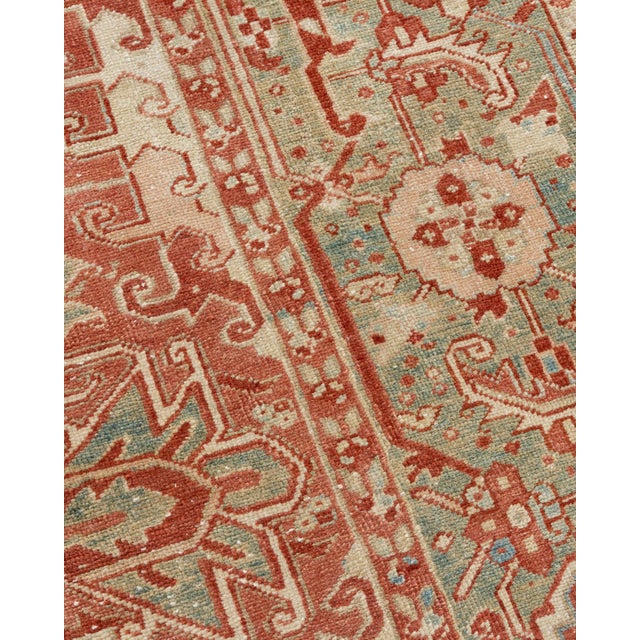 As perpetually fashionable as they are collectible, traditional Heriz luxury handmade rugs are skillfully woven in vibrant...