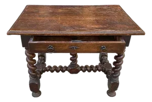 Antique Louis III Style Bureau Plat Desk