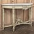 French French Louis XVI Painted Demilune Console With Carrara Marble Top For Sale - Image 3 of 17