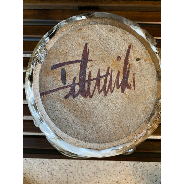 Mid 20th Century Abstract Stoneware Tureen With Ladle For Sale - Image 12 of 13