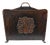 Mid-Century Modern Magazine Rack in Hammered Copper, France, 1890s For Sale