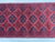 Red Red & Navy Geometric Medallion Tribal Runner Rug, 2'6" X 9'8" For Sale - Image 8 of 16