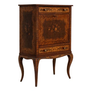 19th Century France Louis XV Brown Wood Storage Cabinets & Cupboards For Sale