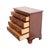 Wood White of Mebane Sold Mahogany Traditional Style 32" Chairside Chest / Nightstand W. Pull Out Tray 505-62 For Sale - Image 7 of 14