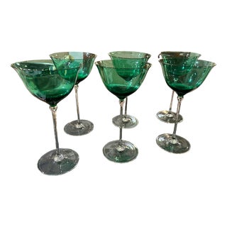 Vintage Cocktail Glasses, 1950s, Set of 6 For Sale