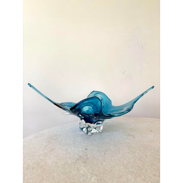 Mid-Century Modern Vintage Marano Glass Centerpiece For Sale - Image 3 of 5
