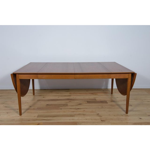 Mid-Century Danish Extendable Dining Table in Teak, 1960s For Sale - Image 13 of 18