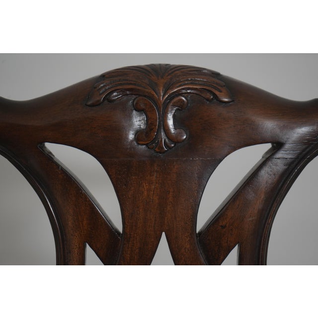 Set of 12 Smith & Watson Chippendale Style Dining Chairs For Sale - Image 14 of 18
