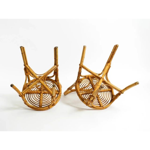 Italian Bamboo Chairs, 1960s, Set of 2 For Sale - Image 10 of 18