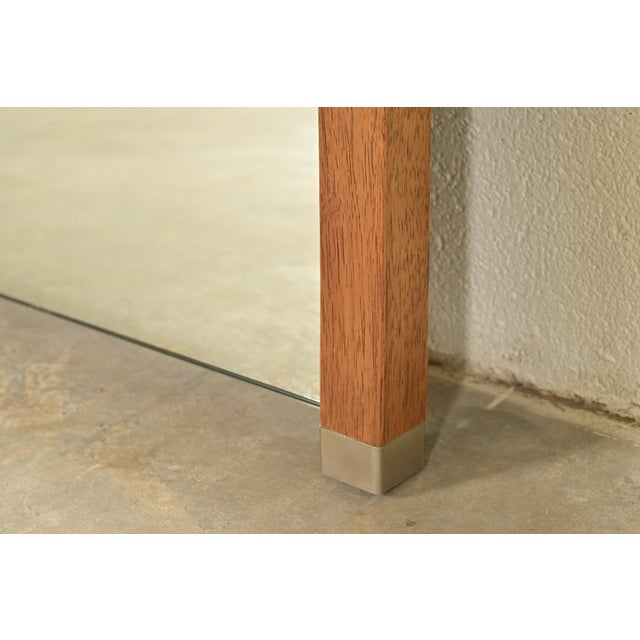 Wood John Van Koert for Drexel Profile Mid-Century Modern Sculpted Walnut Wall Mirror, 1961 For Sale - Image 7 of 10