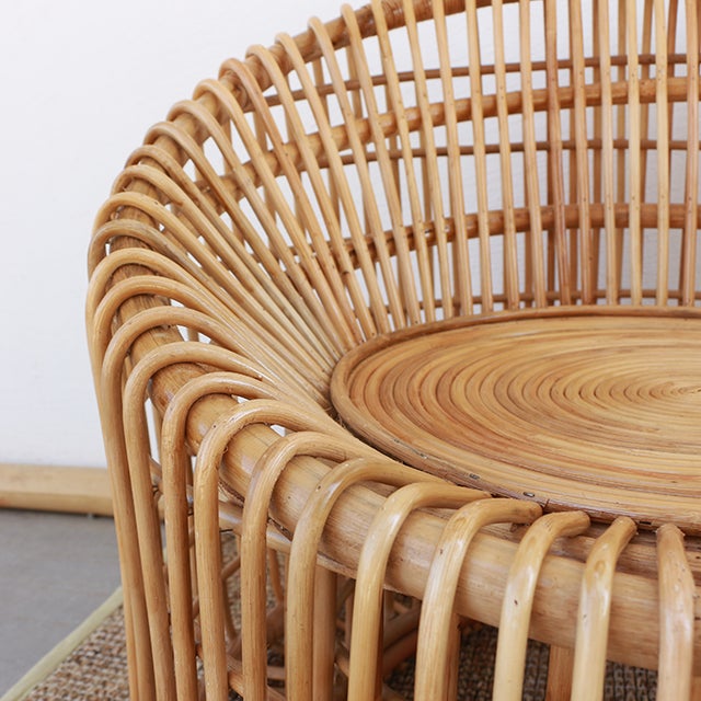 Not Yet Made - Made To Order Contemporary Kiri Rattan Chair For Sale - Image 5 of 10