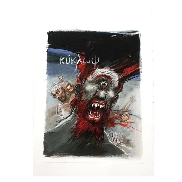 Enki Bilal - Cyclops - Original Lithograph 2012 For Sale - Image 3 of 7