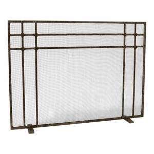 Warm Black Henry Fireplace Screen