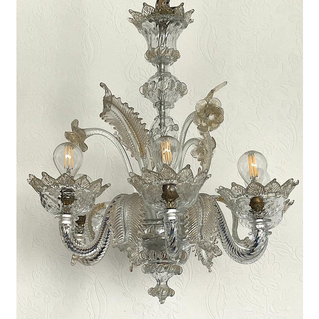 Mid-Century Modern Murano Glass Chandelier from Made Murano Glass, 1950s For Sale - Image 3 of 16