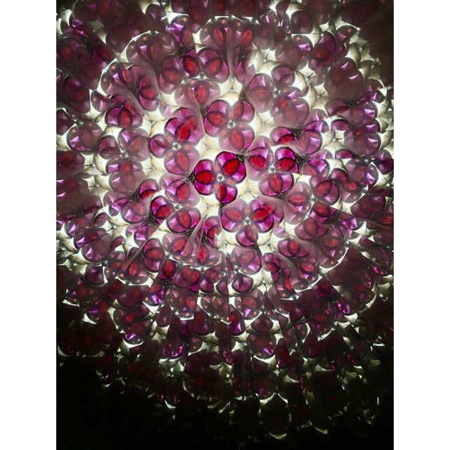 Black Antique Metal & Stained Glass Kaleidoscope For Sale - Image 8 of 10