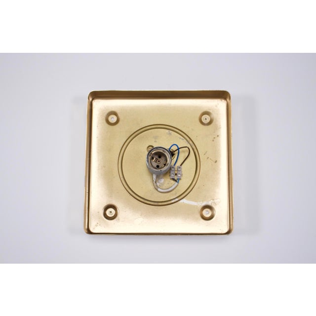 Shabby Chic Pressed Glass Wall Sconces, 1970s, Set of 2 For Sale - Image 11 of 12