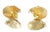 0.34 Carat Diamond Yellow Gold Art Deco Inspired Earrings - 2 Pieces For Sale