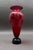 Steven Correia Signed 1988 Red Cameo Art Glass Limited Edition Vase For Sale - Image 4 of 7