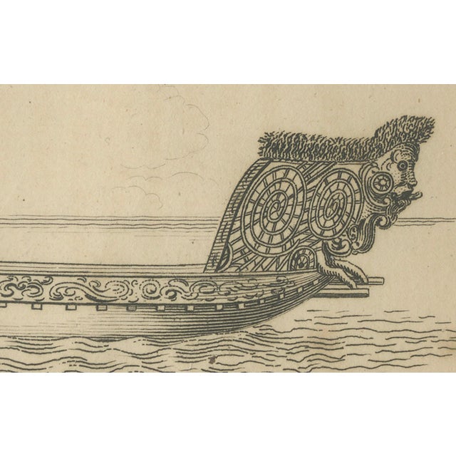 Grieg, War Canoe of New Zealand, Māori Waka, 1802, Print For Sale - Image 3 of 10
