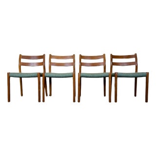 Mid-Century Chairs in Teak by Niels O. Möller for J. L. Møllers, 1960s, Set of 4 For Sale