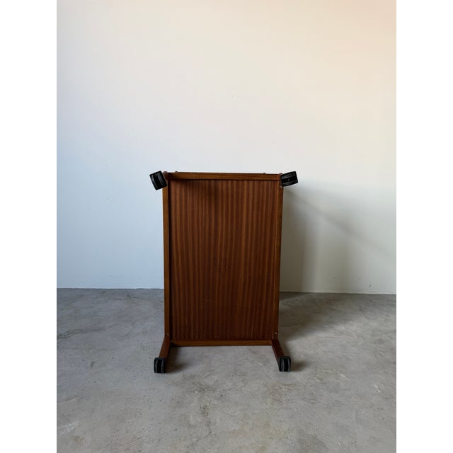 Mid-Century Modern Møbelfabrikken Teak & Tile Top Bar Cart For Sale - Image 17 of 17