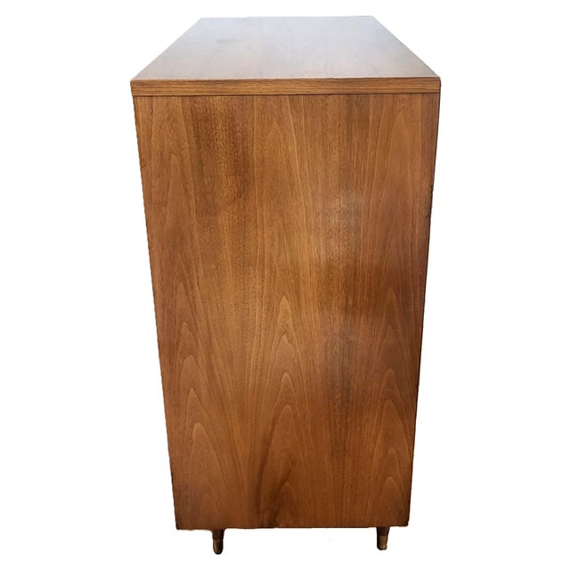 Vintage American Mid-Century Modern Commode Tall Chest by John Stuart For Sale In New York - Image 6 of 14