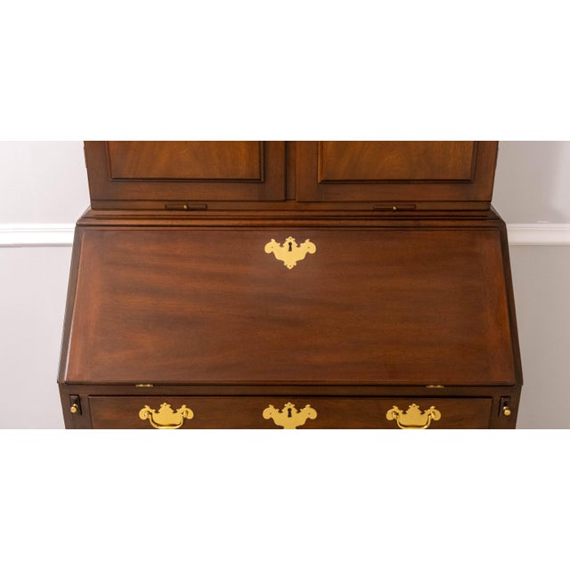 Kittinger Historic Newport Hn-14 Mahogany Secretary Desk For Sale - Image 12 of 18
