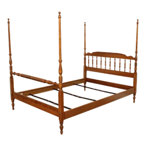 Ethan Allen Vintage Maple Full-Size Poster Bed