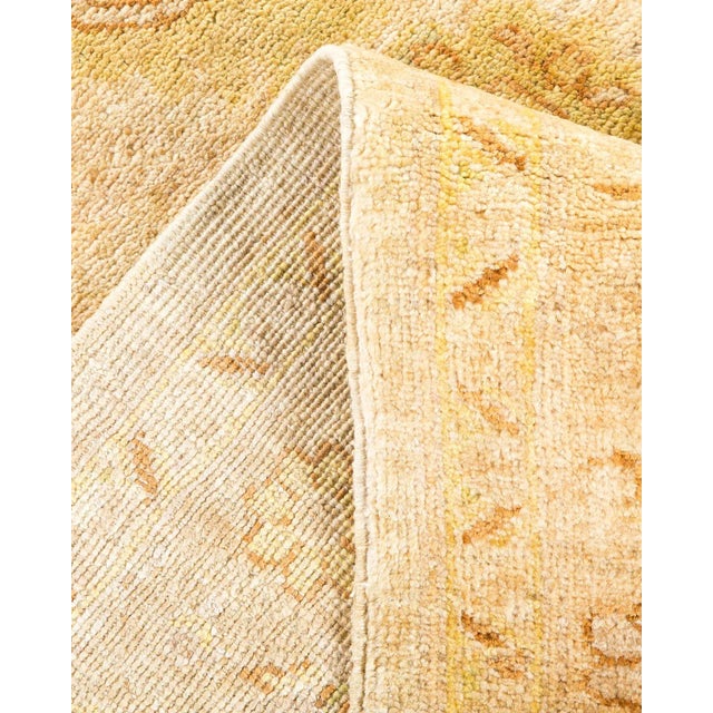 Vintage Tribal Hand Knotted Wool Area Rug, Sand - 6'3" X 9'6" For Sale In New York - Image 6 of 9