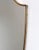 1960s Vintage Italian Wall Mirror with Brass Frame by Gio Ponti, 1960s For Sale - Image 5 of 14