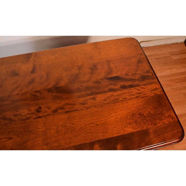 1930s English Regency Mahogany Office Desk / Writing Desk For Sale - Image 4 of 13