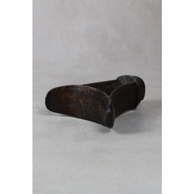 Vintage Ethiopian Headrest in Wood For Sale - Image 5 of 7