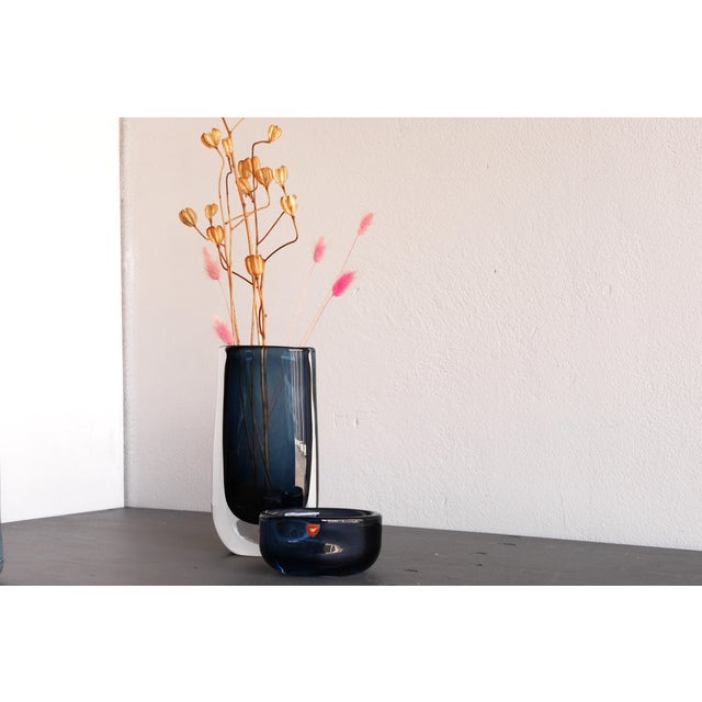 Orrefors Glass Vase by Landberg for Orrefors, Set of 2 For Sale - Image 4 of 15