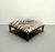 Wood Vintage Zebra Hide Nailhead Ottoman For Sale - Image 7 of 7